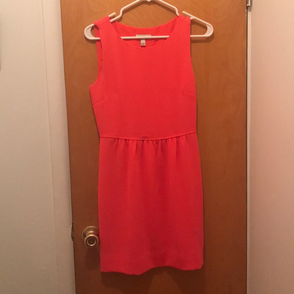 Pink J. crew cocktail dress. Size 0